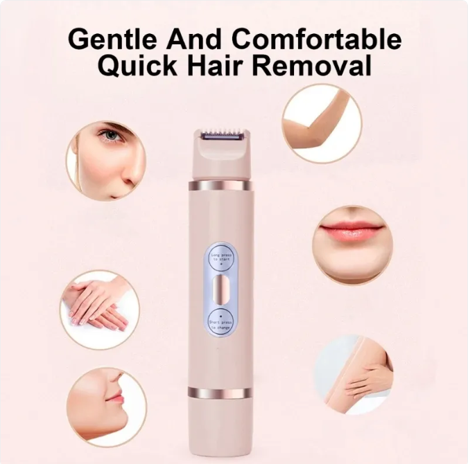 Dual-Head Electric Shaver & Painless Epilator for Women