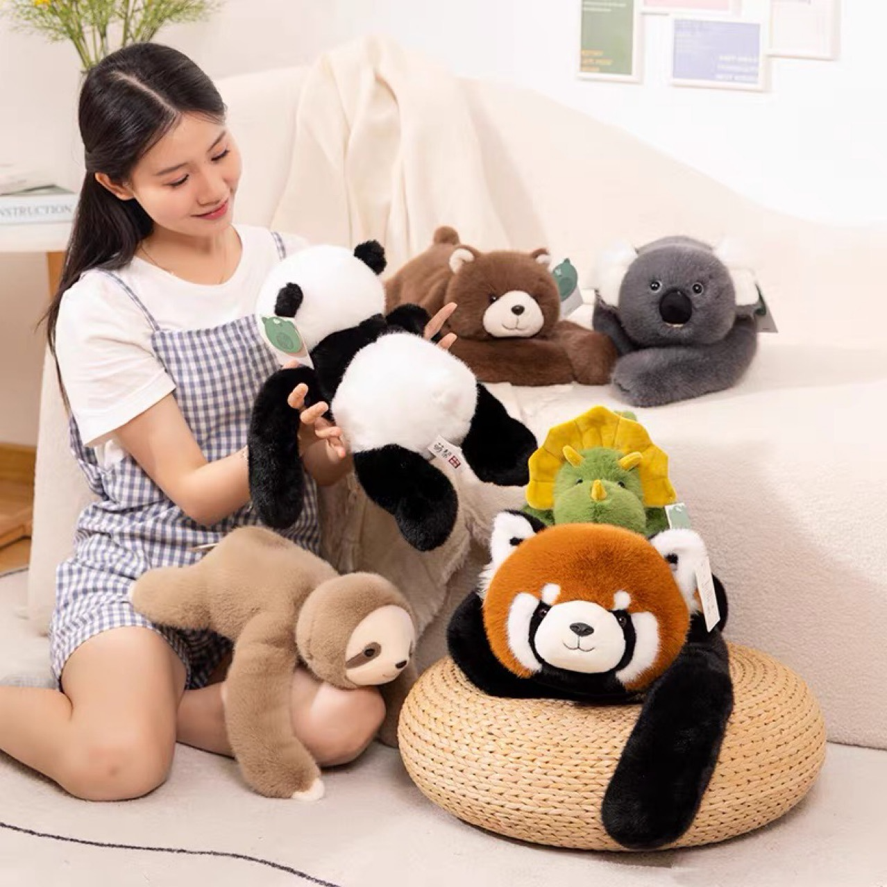 Cute Animal Plush Dolls – Soft Stuffed Toy Gift
